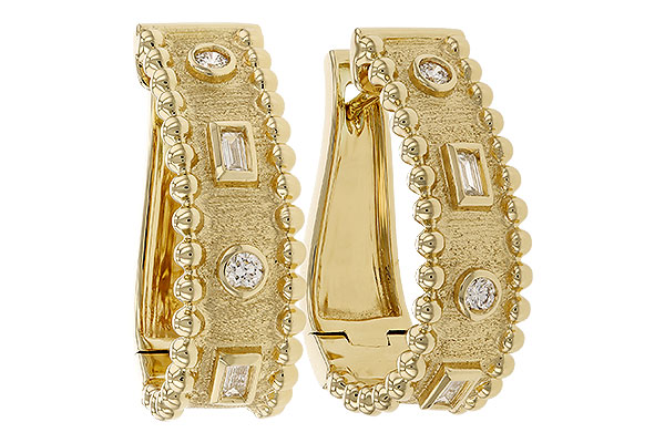 F291-88684: EARRINGS .09 BAG .18 TW