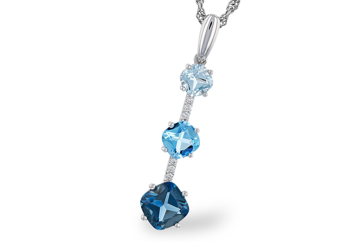 F292-74156: NECK 1.87 TW BLUE TOPAZ 1.90 TGW