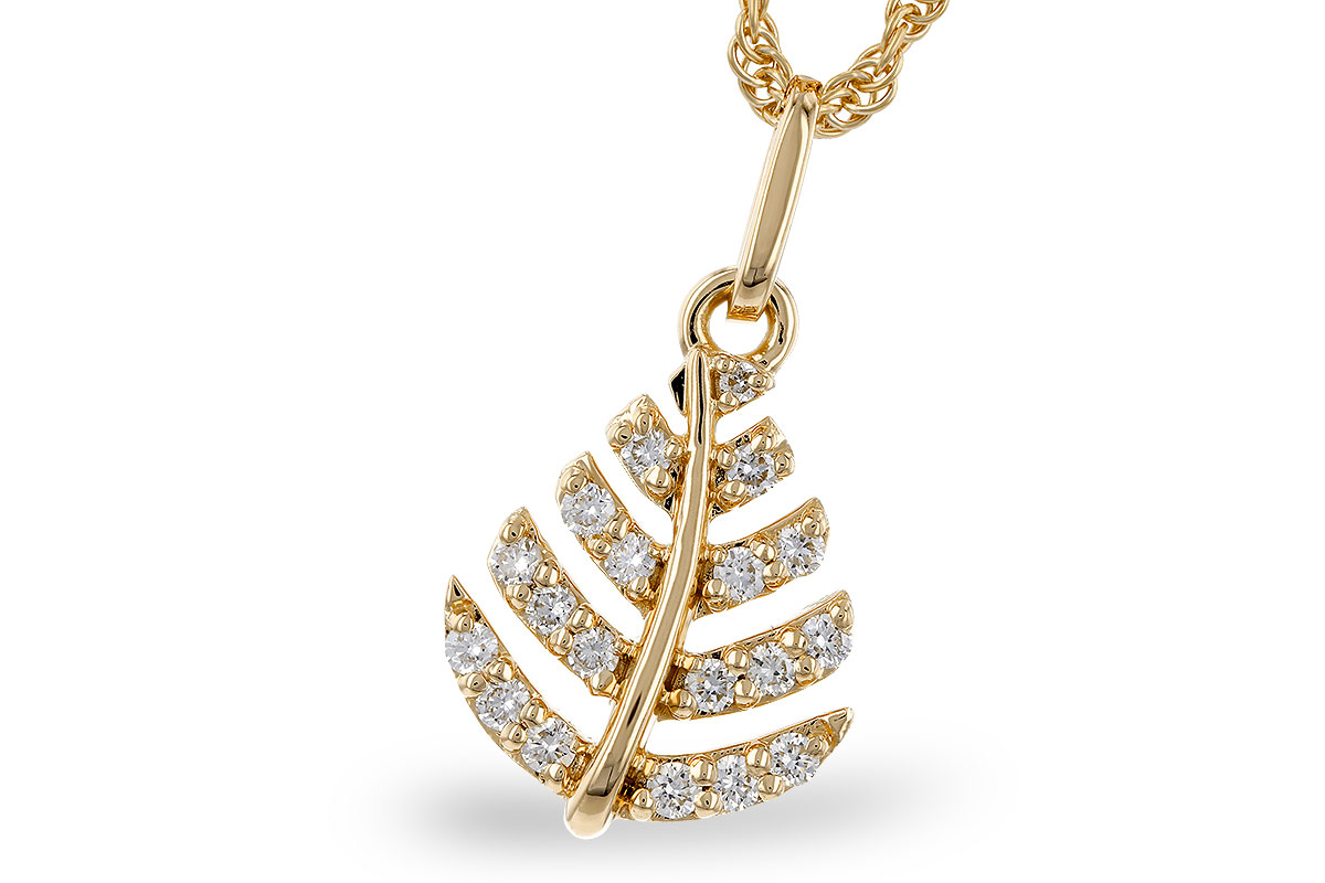 F292-75084: NECKLACE .15 TW