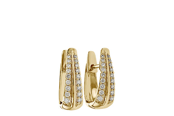 F292-75956: EARRINGS .25 TW