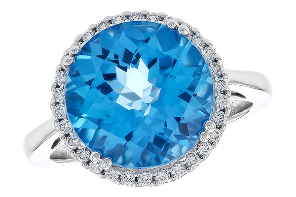 F292-75965: LDS RG 7.20 BLUE TOPAZ 7.42 TGW