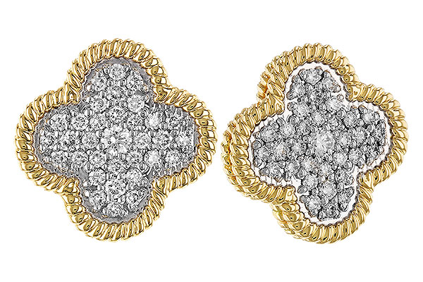 F292-77784: EARRINGS .50 TW
