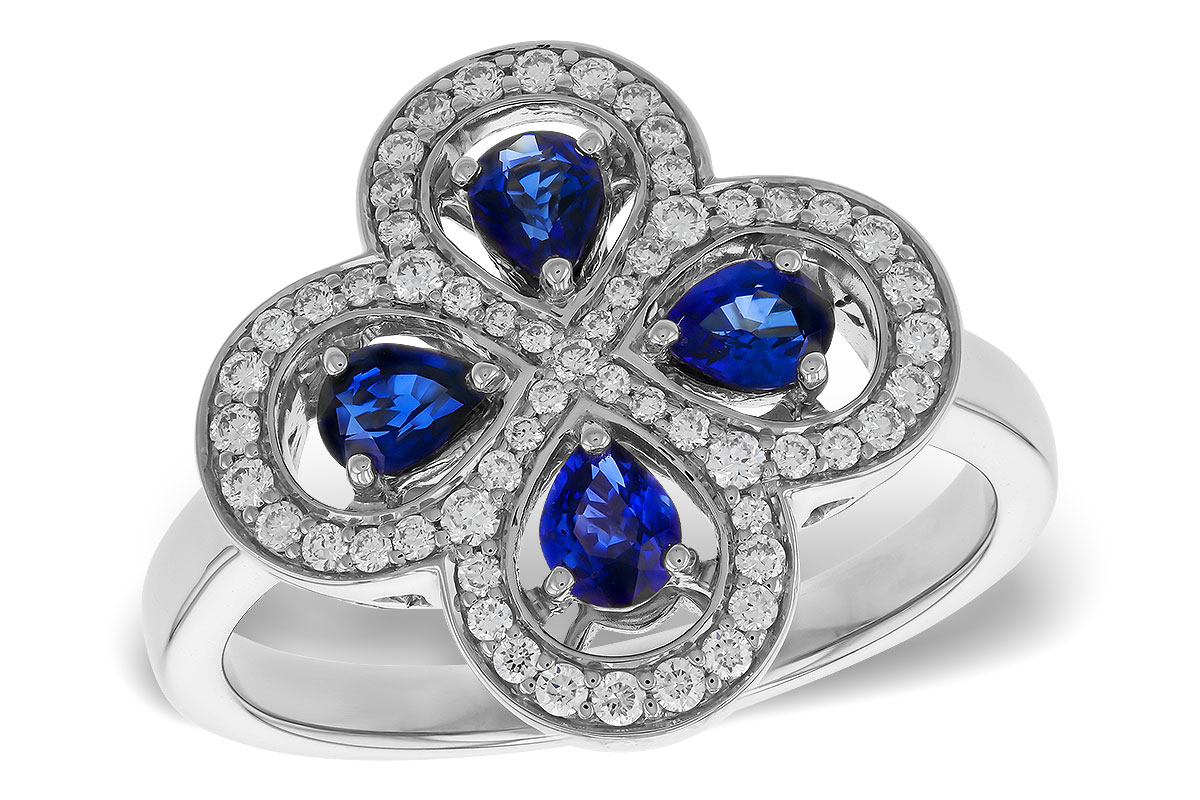 F292-78684: LDS RG .68 TW SAPPHIRE .96 TGW
