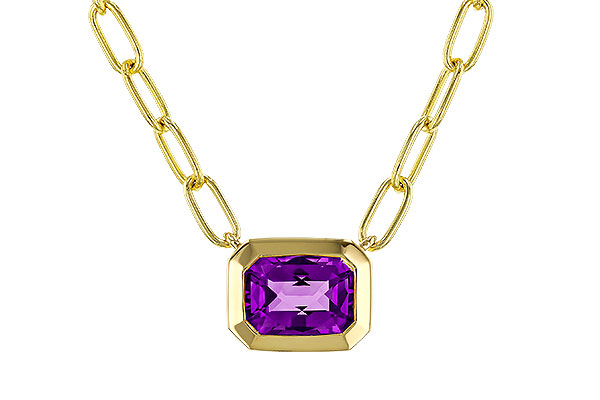 F292-78711: NECKLACE .82 AMETHYST (18")