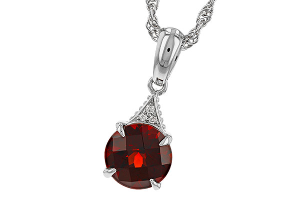 F292-79565: NECK 1.46 GARNET 1.47 TGW (7MM RD)