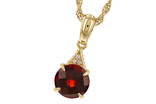 F292-79565: NECK 1.46 GARNET 1.47 TGW (7MM RD)