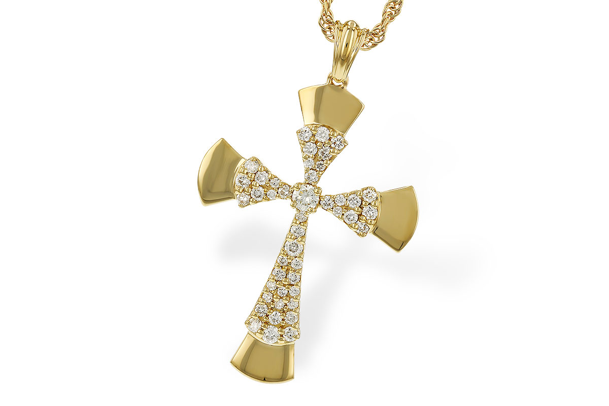 F292-79584: NECKLACE .36 TW