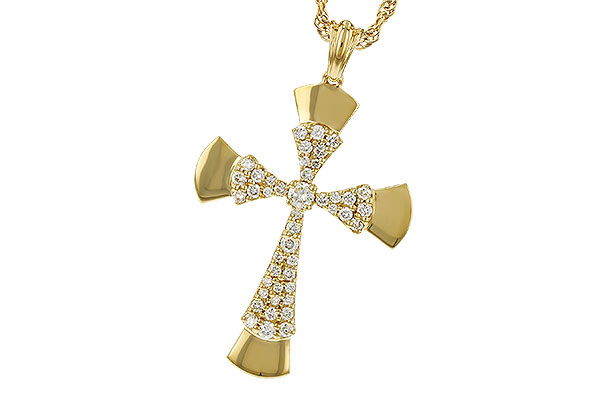 F292-79584: NECKLACE .36 TW
