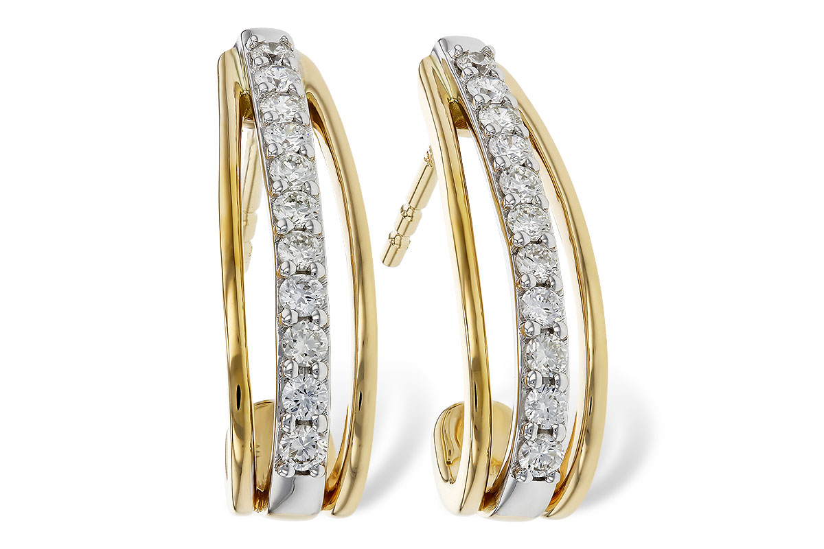 F292-80456: EARRINGS .40 TW