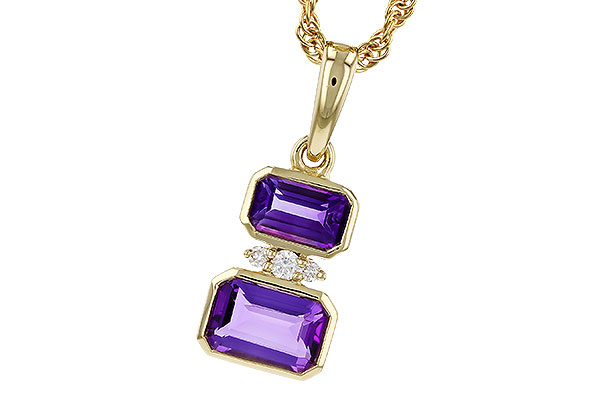 F292-81393: NECK .72 TW AMETHYST .75 TGW