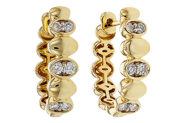 F292-81438: EARRINGS .36 TW