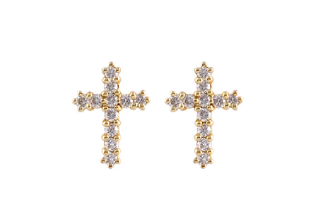 G018-25965: EARRINGS .15 TW