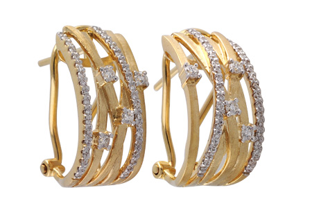 G203-64129: EARRINGS .41 TW