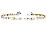 G206-42356: BRACELET 2.80 YELLOW DIA 4.01 TW