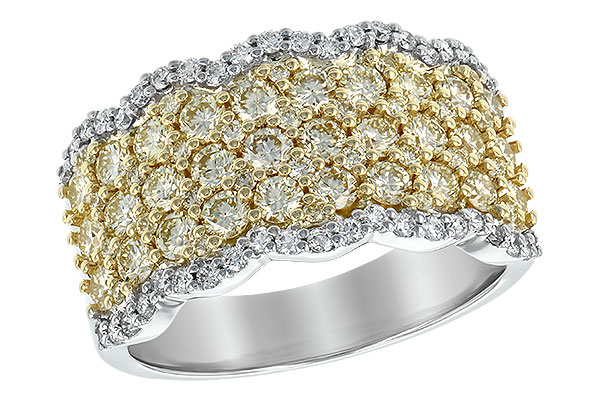 G207-30493: LDS DIA WED RG 1.51 YELLOW DIAS 1.80 TW