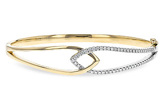 G207-35074: BANGLE BRACELET .50 TW