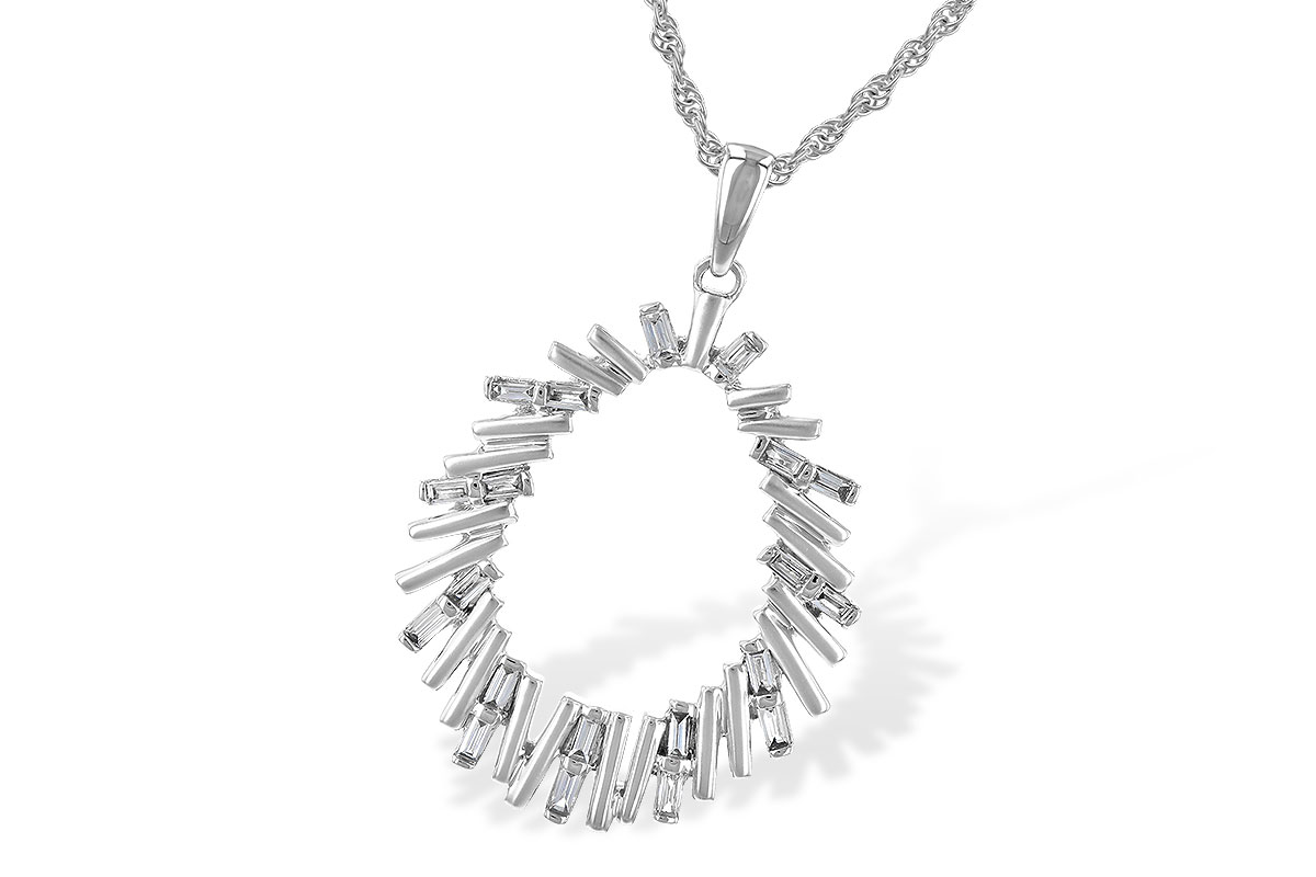 G208-23193: NECK .24 TW BAGUETTE DIAS