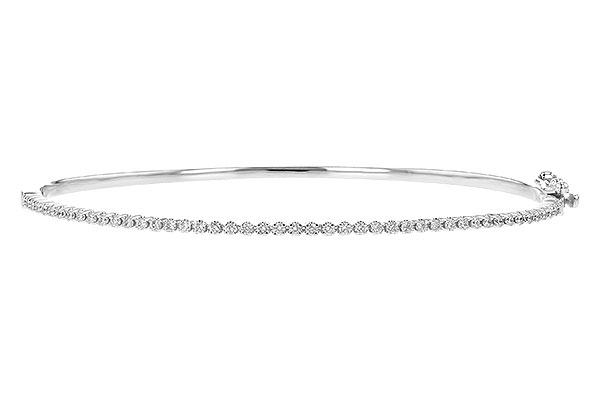 G208-26893: BANGLE BRACELET .50 TW