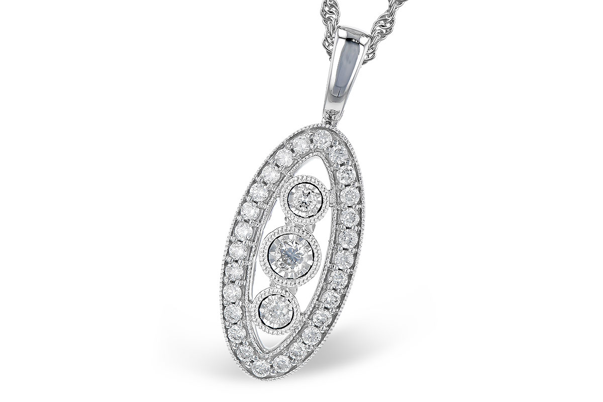 G290-92347: NECKLACE .34 TW