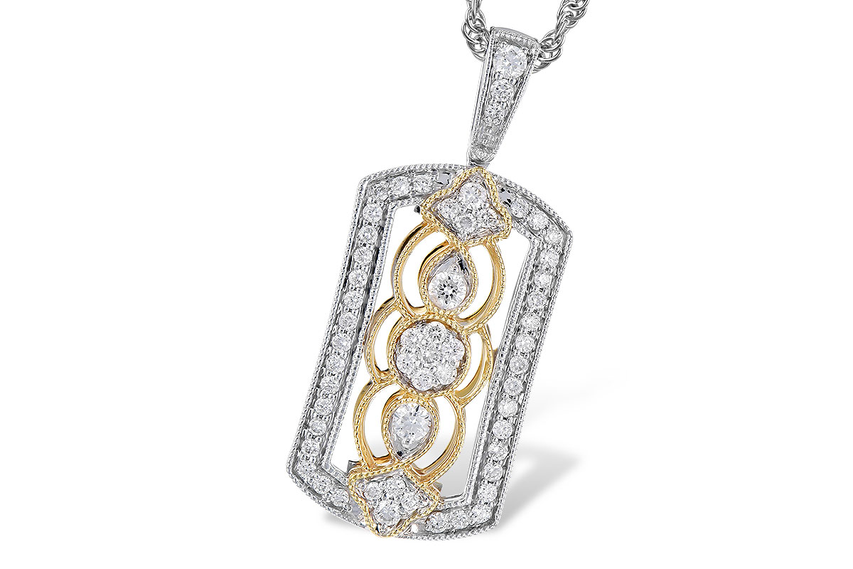 G290-96893: NECKLACE .33 TW