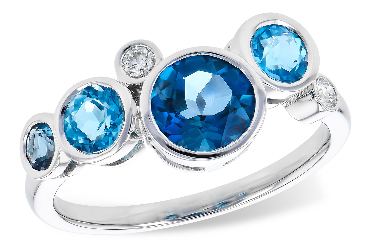 G290-97793: LDS RG 1.40 TW BLUE TOPAZ 1.45 TGW