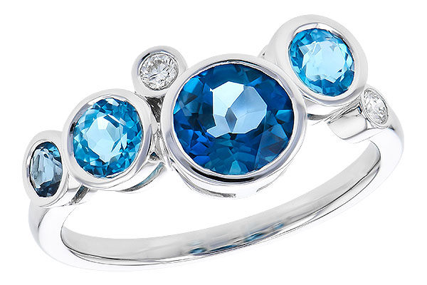 G290-97793: LDS RG 1.40 TW BLUE TOPAZ 1.45 TGW