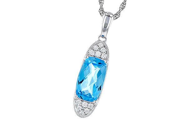 G291-82302: NECK 2.02 BLUE TOPAZ 2.12 TGW