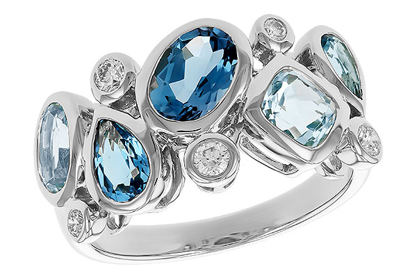 G291-87729: LDS RG 2.57 BLUE TOPAZ TW 2.75 TGW