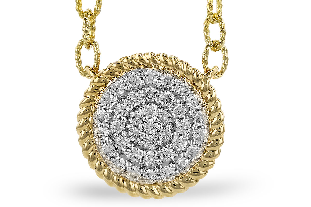 G291-90493: NECKLACE .32 TW (18")