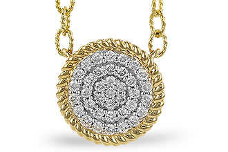 G291-90493: NECKLACE .32 TW (18")