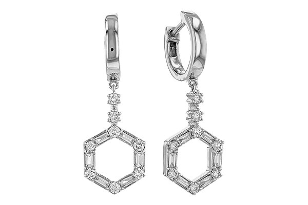 G292-74111: EARRINGS .23 BAG .60 TW