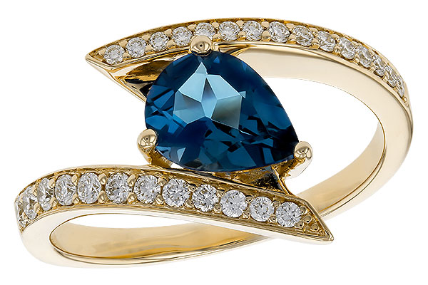 G292-74120: LDS RG 1.04 LONDON BLUE TOPAZ 1.28 TGW (8x6MM)