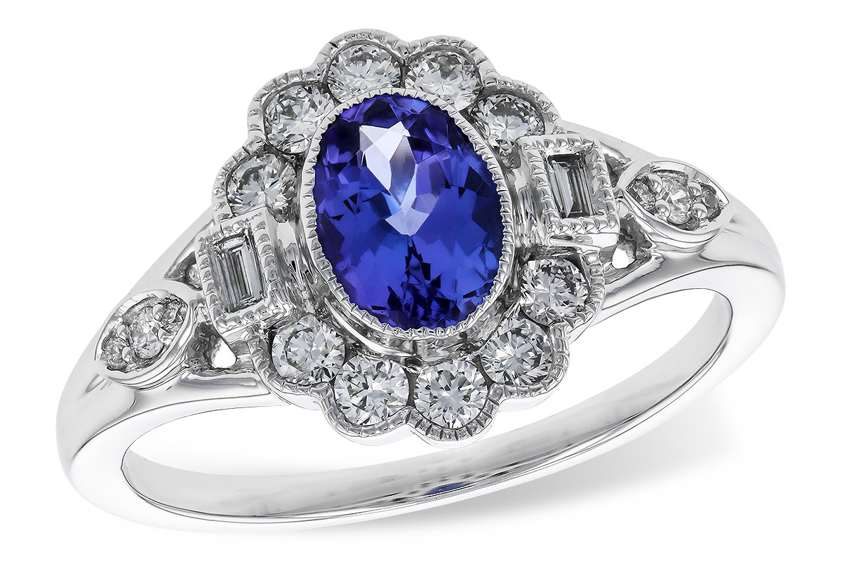 G292-74147: LDS RG .80 TANZANITE 1.20 TGW (7x5MM OV)