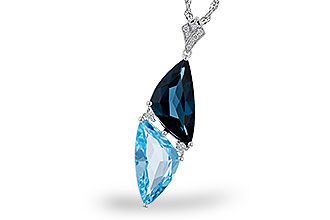 G292-75047: NECK 6.87 BLUE TOPAZ 6.97 TGW