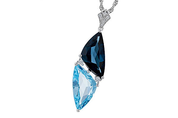 G292-75047: NECK 6.87 BLUE TOPAZ 6.97 TGW