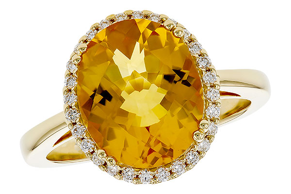 G292-75965: LDS RG 3.85 CITRINE 4.05 TGW (12x10MM OV)