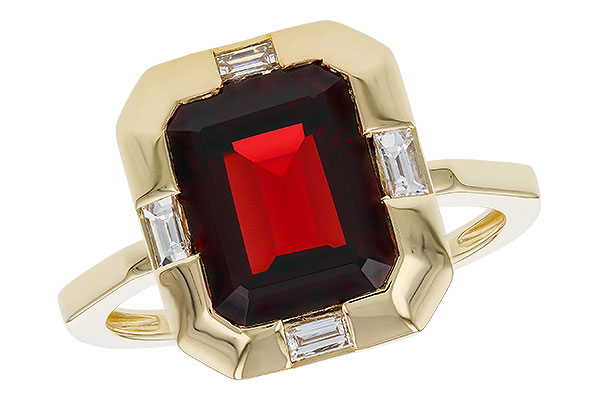 G292-76874: LDS RG 3.65 GARNET 3.82 TGW (10x8MM GAR)