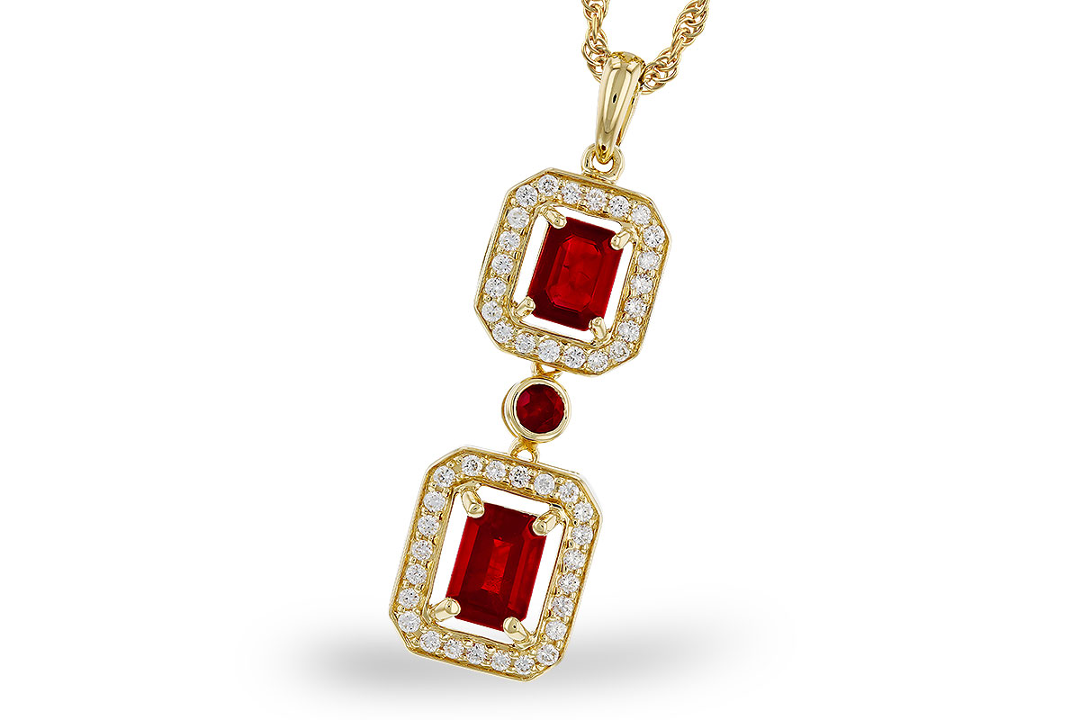 G292-76902: NECK 1.22 TW RUBY 1.43 TGW