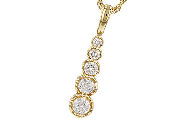 G292-78674: NECKLACE .50 TW