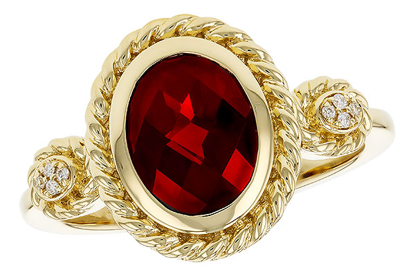 G293-64129: LDS RG 2.10 GARNET 2.12 TGW (9x7MM GAR)