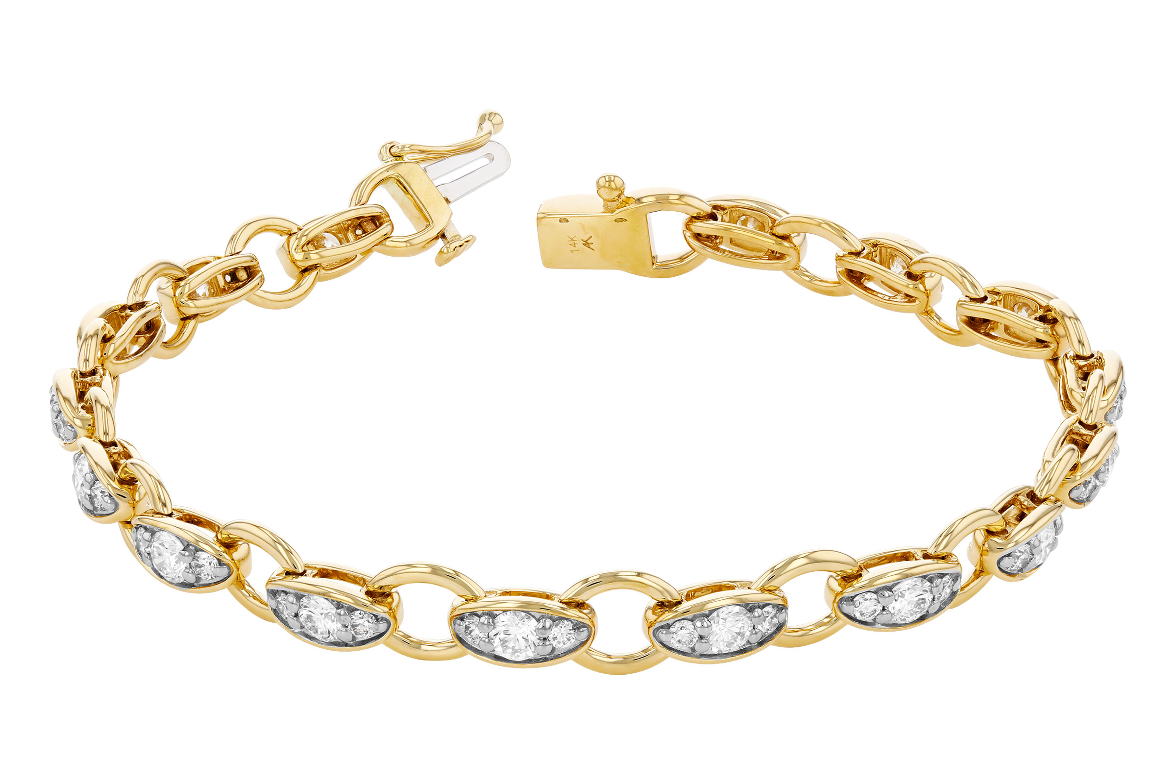 G293-65074: BRACELET 2.20 TW (7")