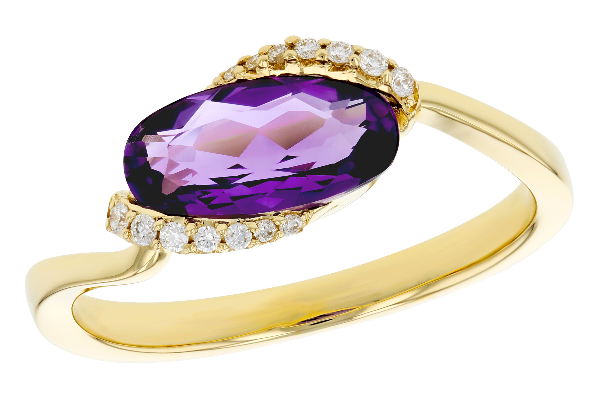 G293-65956: LDS RG 1.07 TW AMETHYST 1.13 TGW (10x5MM AMY)