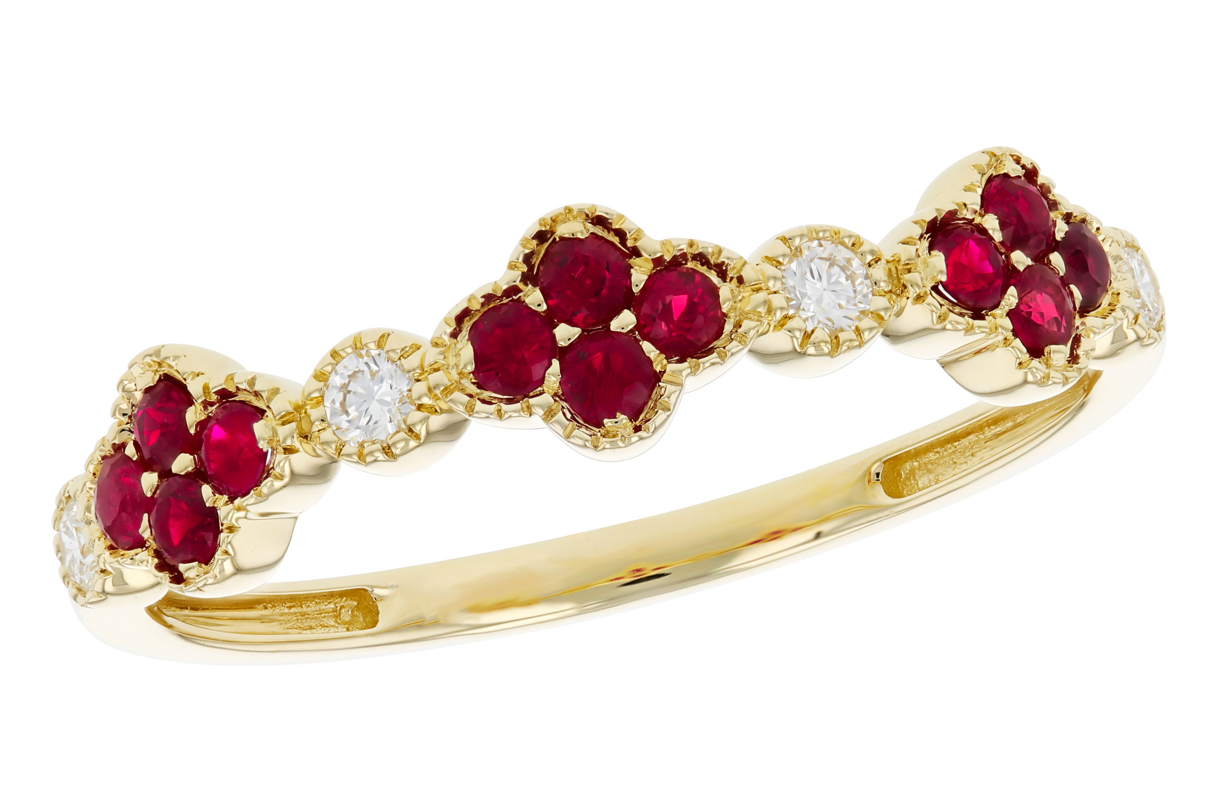 G293-66838: LDS WED RG .22 TW RUBY .30 TGW