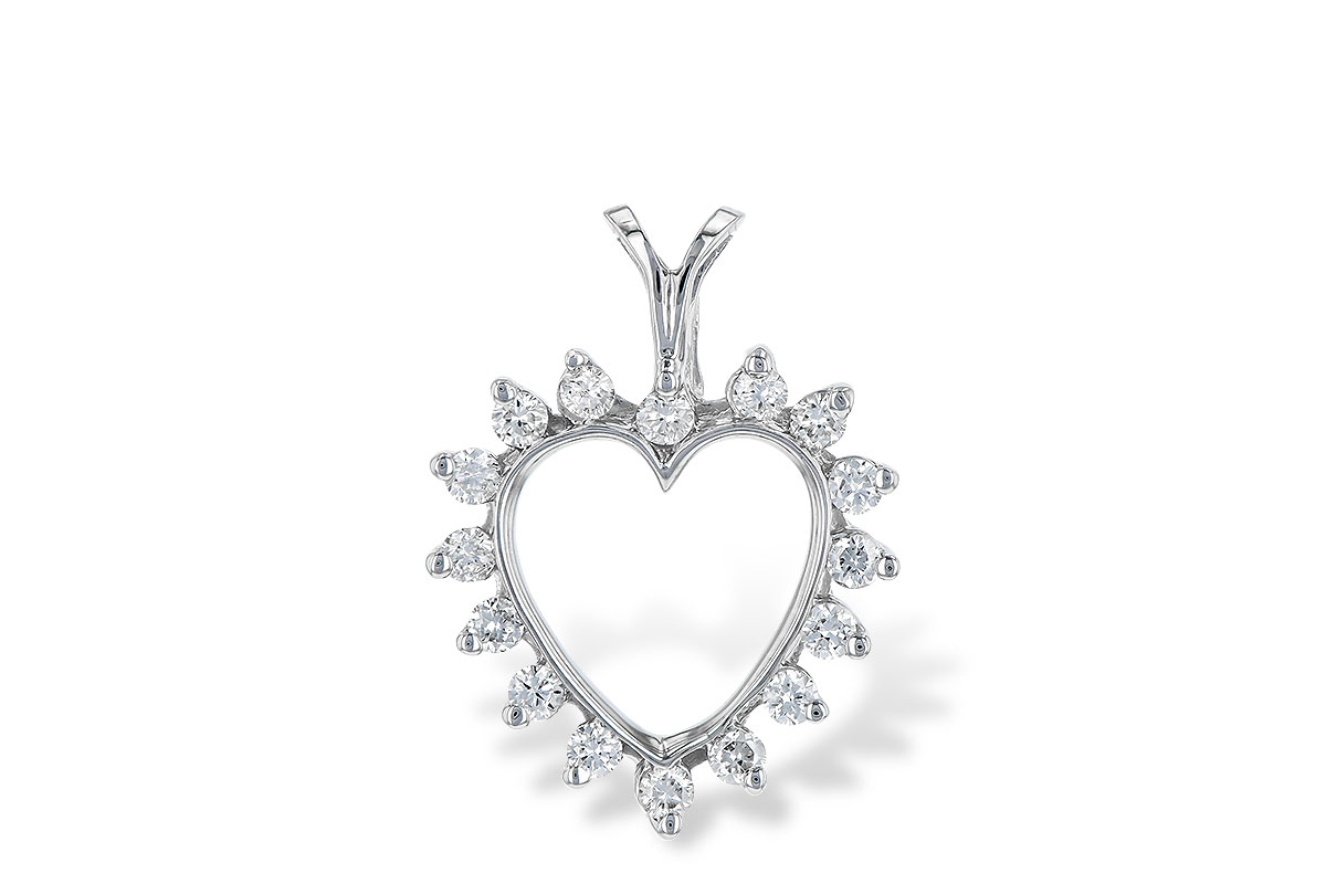 H024-57802: HEART PENDANT .23 TW
