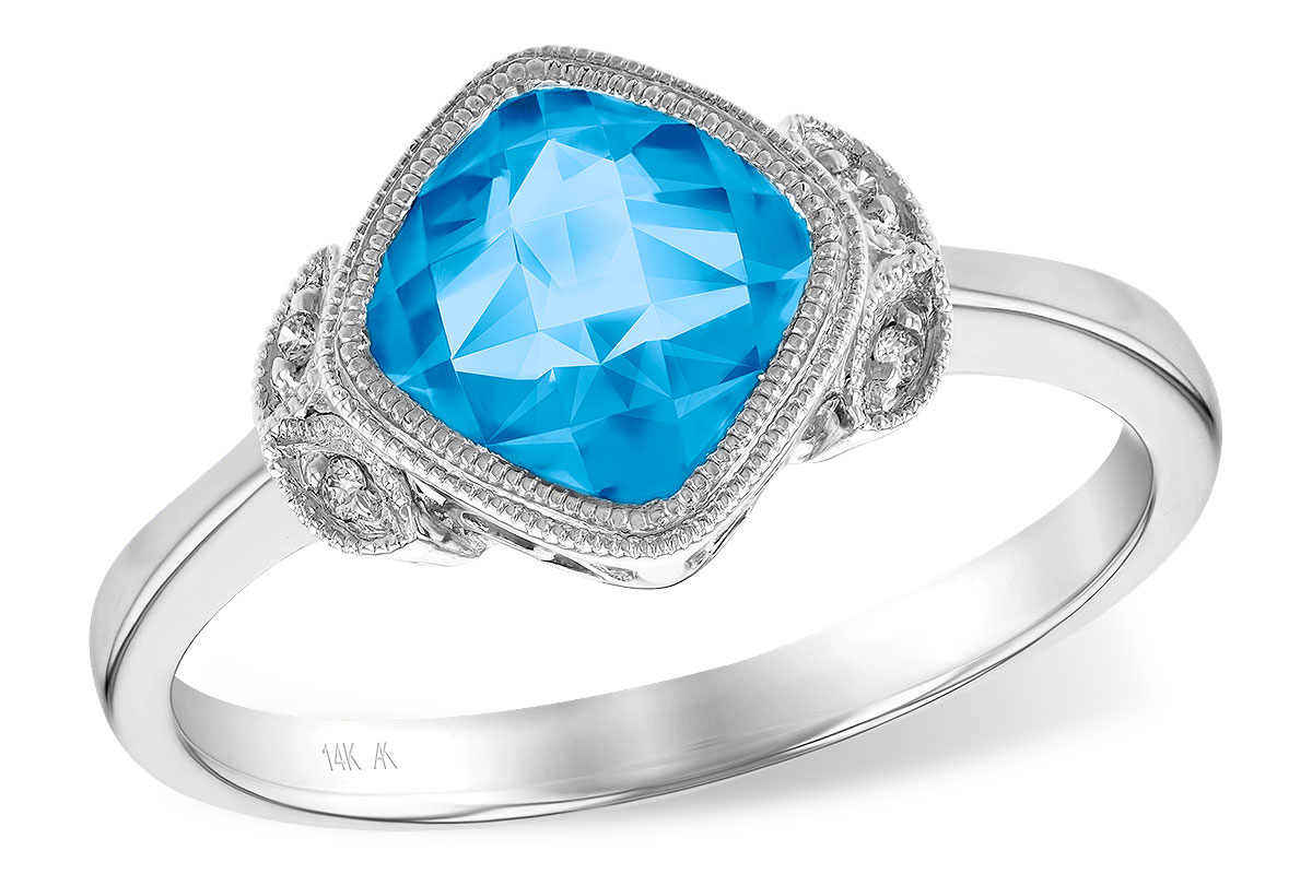 H204-61402: LDS RG 1.63 BLUE TOPAZ 1.65 TGW