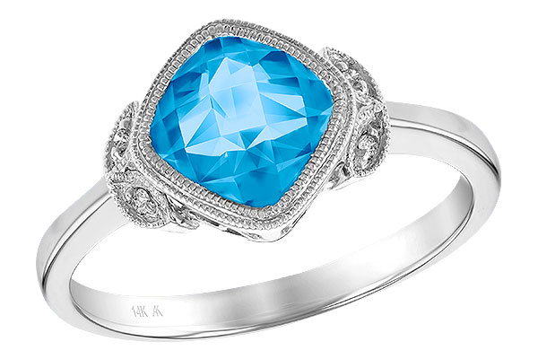 H204-61402: LDS RG 1.63 BLUE TOPAZ 1.65 TGW