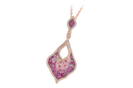 H206-36865: NECK 1.06 PINK SAPP 1.60 TGW