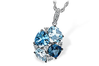 H207-28638: NECK 2.60 BLUE TOPAZ 2.70 TGW