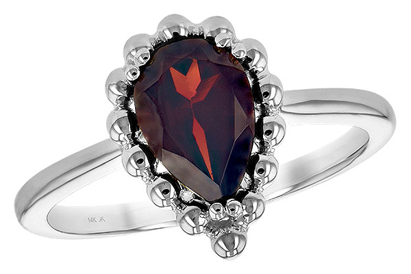 H207-31438: LDS GARNET RING 1.38 CT