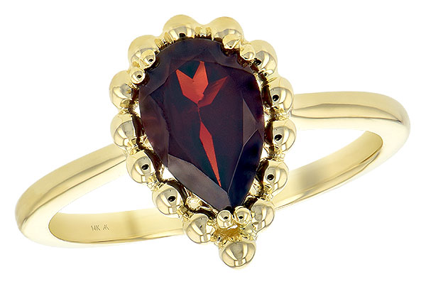 H207-31438: LDS GARNET RING 1.38 CT